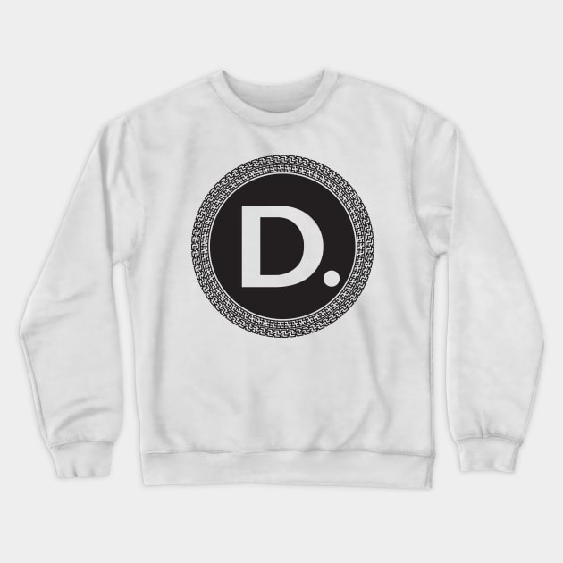 letter D Crewneck Sweatshirt by DoarTwidhiSS